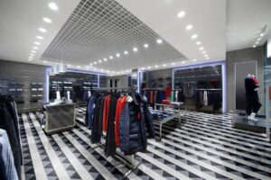 Ambientada segmento comercial area de venda e exposicao paviflex natural
